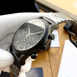 Montres-bracelets montres de créateurs montre pour hommes de haute qualité mouvement à quartz surface de miroir minéral mode homme élégant taille: 46mm