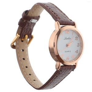 Montre-bracelets Diamond Decor Digital Watch Small Table Face Delate Face Femmes Simple