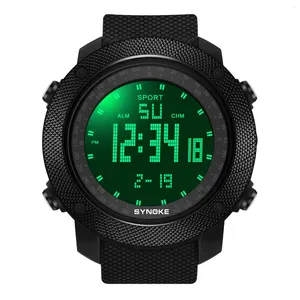 Horloges Digitaal horloge voor heren Outdoor Sport Alarm Chrono Klok 5Bar Waterdichte militaire horloges Reloj Hombre