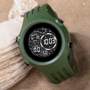 Horloges Digitale Horloges Heren 2023 Elektronisch Horloge Heren Militair Sport Horloge Siliconen Mode Uur Relojes Para Hombre