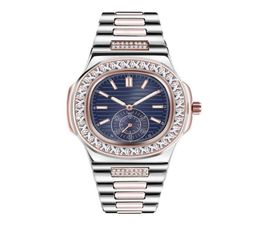 Muñecos de pulsera Dimond Watch Top Brens Watches Fashion Analog Military Sports Full Steel Water Muñeco Reloj Relogr8009432