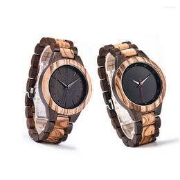 Polshorloges dodo herten hout horloge mode eenvoudig zwart geven mannen het geschenk houten mannelijke a08-1 a08-2