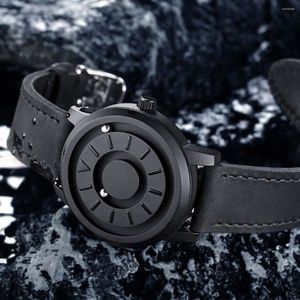 Montres-bracelets EOEO montres automatiques pour hommes montre-bracelet mécanique originale en acier inoxydable affaires en cuir 40mm horloge étanche