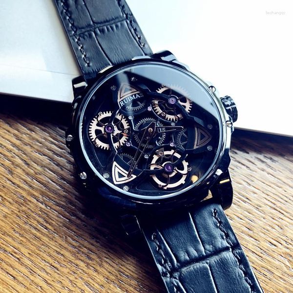 Mujeres de pulsera Tecnología de estilo europeo y estadounidense Fashion Fashion Fashion Whings Watry Wating Watch Student Leather Genuine Leather