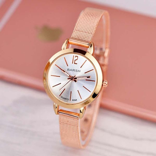 Montres-bracelets exquise élégante montre pour femme mode compacte affaires Quartz décontracté fille montres cadeau vente