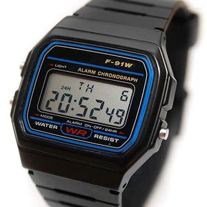 Horloges F91W Digitale Horloges Voor Heren Dames LED Elektronisch Horloge Waterdicht Sport Militair Horloge Vrouwelijk Klok Relojes Digitales