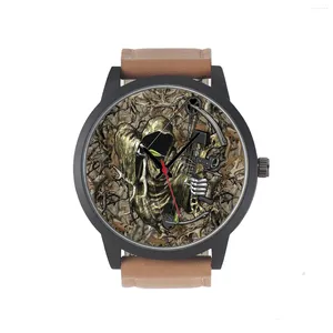 Polshorloges Factory Store Archer Design Sport Hunting Style Camouflage Dial Gifts for Enthusiasts Men's Battery Quartz Polshorloge