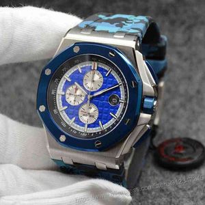 Muñecos de pulsera Hombres famosos Movimiento de acero inoxidable Diver Sapphire Watch Black Blue Rubber Rose Gold 0aks Sport