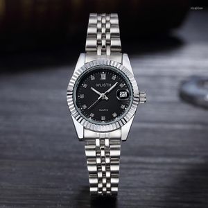 Montre-bracelets mode 2023 Wlisth Quartz Watch Femmes Top Famous Ladies Calendrier commercial Calendrier commercial Relogio 225F