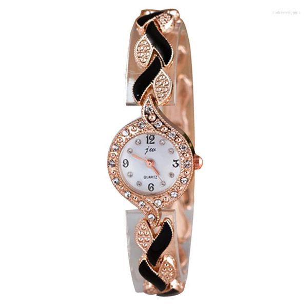 Relojes de pulsera Marca de moda JW Relojes de pulsera Reloj de vestir de cristal de lujo para mujer Reloj de cuarzo informal para mujer