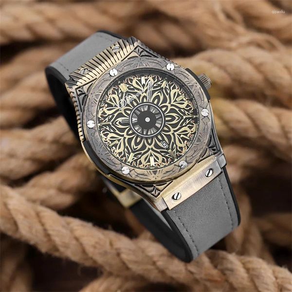 Relojes de pulsera Moda Negocio Casual Reloj de hombre de alta calidad Caucho mecánico automático para hombres