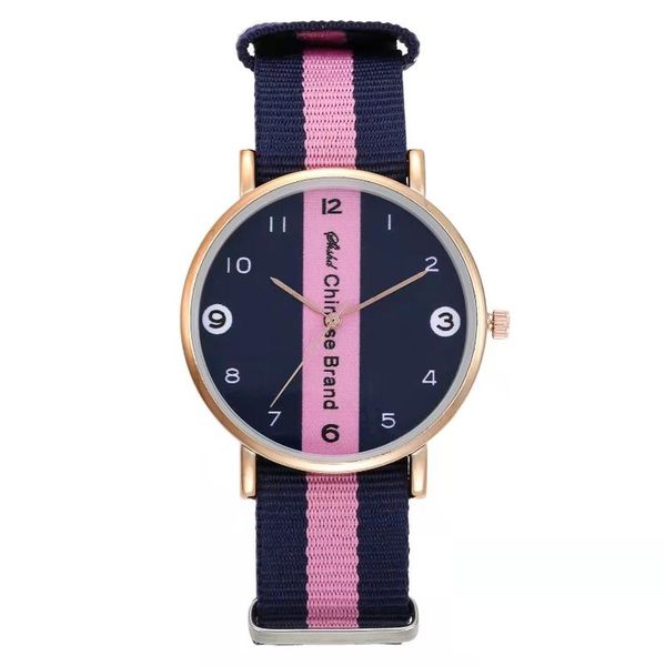 Montres-bracelets Mode Casual Haute Qualité Dames Style Chinois Nylon Bracelet Ultra Mince Montre Étudiant Horloge Décorative Rétro Classique