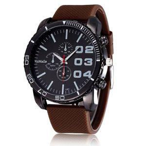 Montre-bracelets Fashion Casual Sport Clock Men Femmes Montre Femme Silicon Belt Quartz Watch Relogio Masculino Drop Wristwatch Horloge 208E