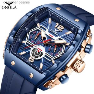 Horloges Fashion Design Hot Selling Heren ONOLA Multi functionele Waterdichte Sil Te Quartz Luxe Heren ColorsC24325