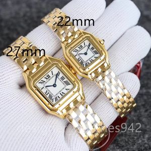Montre-bracelets Watch des créateurs de mode Panthere Couples montres Quartz Swiss Movie Watch Diamond 316L en acier inoxydable Sapphire Crystal Square Montre de Luxe