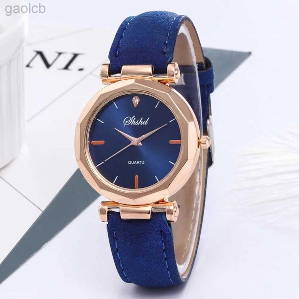 Montres-bracelets mode dames montres avec cadran en forme de diamant PU cuir femmes haute qualité Quartz montre-bracelet pour femme cadeau Relojes Mujer 24319