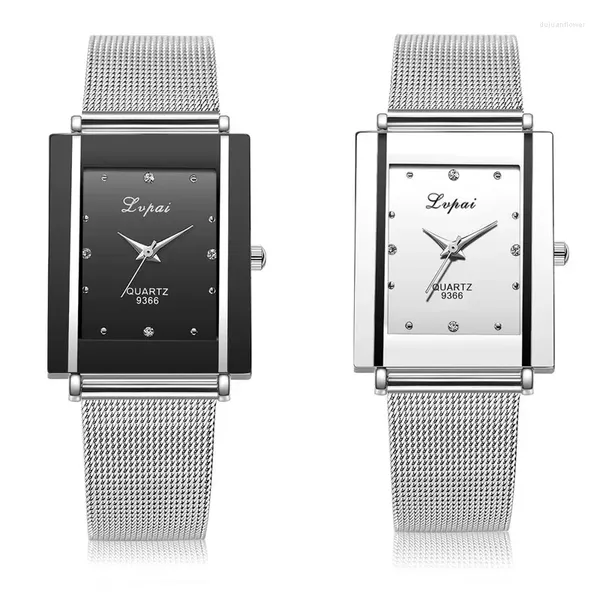 Montres-bracelets Mode Loisirs Dames Quartz Montre Pour Femmes Luxe Rectangulaire Cadeaux Féminins