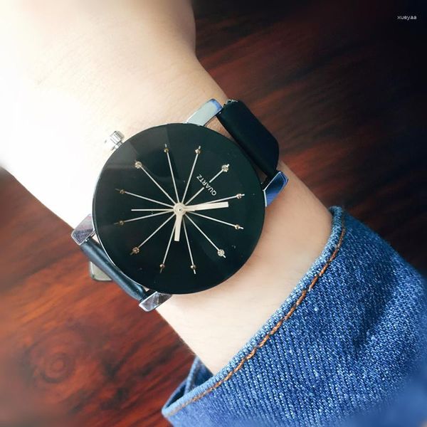 Relojes de pulsera Amantes de la moda Convex Meridian Comercio exterior Ocio Hombres y mujeres Cinturón Reloj Niños Mesa Electrónica al por mayor