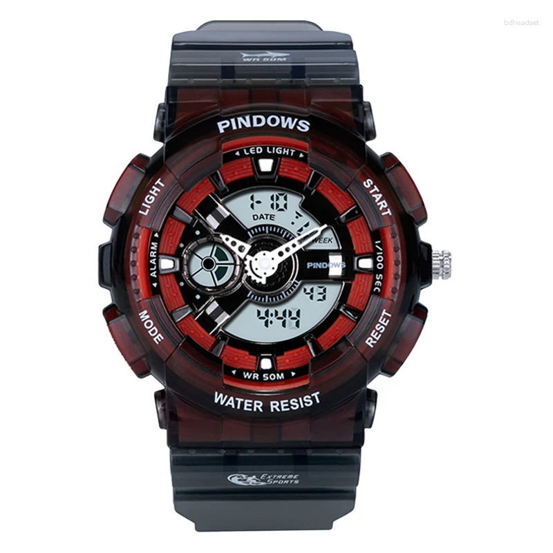 Relógios de pulso moda masculino digital marca original clássico à prova dwaterproof água menino relógio casual grande dial eletrônico esporte relógio masculino