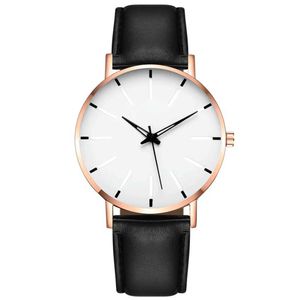 Polshorloges mode mannen topmerk luxe lederen riem es voor vrouwen eenvoudige kwarts gratis verzending 2024 reloj hombre h240504