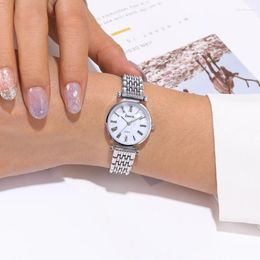 Montre-bracelets de bracelet en argent en argent