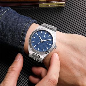 Horloges Mode Eenvoudige Legering Band Herenhorloge Goud Zilver Gear Case Kalender Waterdicht Casual Quartz Voor Mannen Relogio Homem