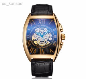 Montre-bracelets de mode de mode Men de montre mécanique Watch Sewor Top Brand Luxury Automatique mécanique Wristwatch Men Tonneau montre L9422072