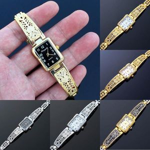 Montres-bracelets mode Vintage femmes montre-bracelet bracelet creux Quartz dames Horloge Relogio Feminino O35s