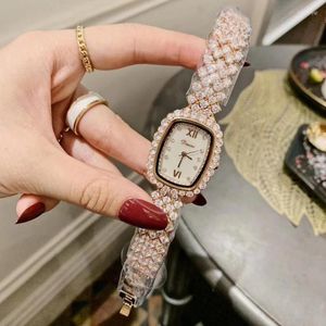 Polshorloges mode dames volle kristallen sieraden horloges luxe strass armband Watch waterdichte kwarts Romeinse pols lotuswristwatches hij