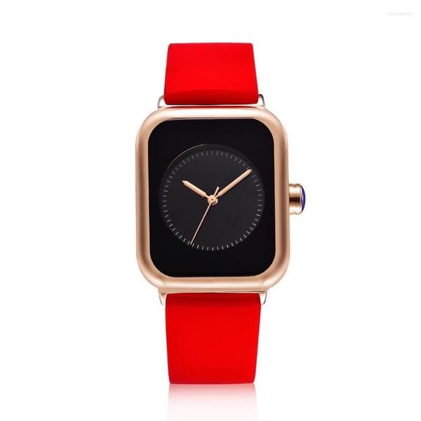 Montres-bracelets Mode Femmes Renaissance Classique Forme Carrée Figure Bracelet En Cuir Montres À Quartz Horloge Relogio Feminino Montre Femme Hv5n