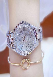 Polshorloges mode dames039S waterdichte volledige diamant hoogwaardige kwarts horloge 30 meter stuur een prachtige horlogebox7788802