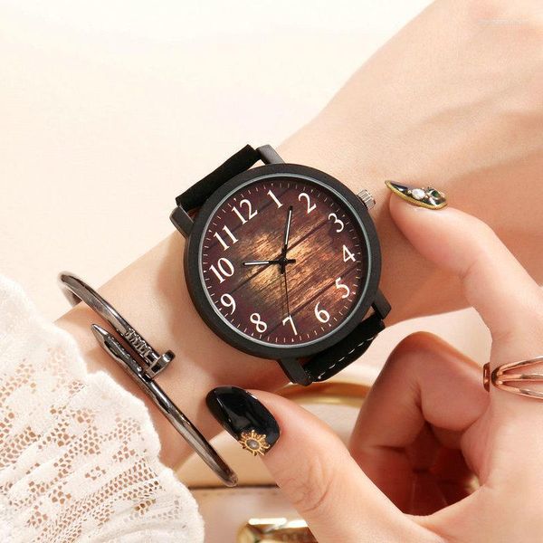 Montres-bracelets Mode Montre-Bracelet Femmes Dames Quartz Pour Femme Grand Cadran Heures Féminines Hodinky Montre Femme Couple