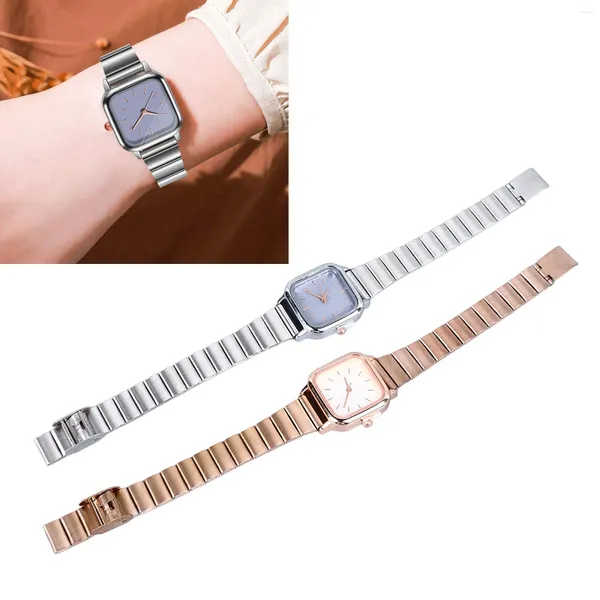 Relojes de pulsera Reloj de moda Lujoso Exquisito Textura Impermeable Colorfast Touch Aleación para mujeres Estudiante