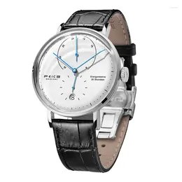 Horloges FEICE 20mm Heren Mechanisch Horloge Heren Automatisch Bauhaus Horloge Waterdicht Mode Creatief Eenvoudig Relogio