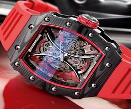 Polshorloges Feice topmerk Sapphire Glass Men Watches luxe mechanische polshorloge holle waterdichte heren mode Reloj HOMBRE9919168