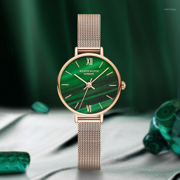 Montres-bracelets montres femmes mode mignon 31mm vert coréen montre lumineuse dames cadeau
