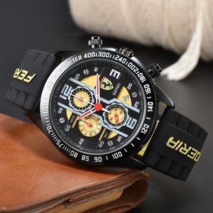 Ferrar Horloges voor Mannen 2023 Nieuwe Heren Horloges Alle Wijzerplaten Quartz Horloge Hoge Kwaliteit Top Luxe Chronograaf Klok Mode