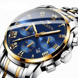 Polshorloges fngeen horloge voor mannen waterdichte zaken sport man horloges lichtgevende handen quartz polshorloge top relogio masculino