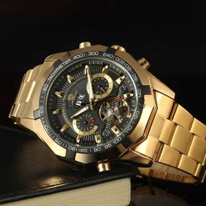 Montres-bracelets Forsining Hommes es Mode Casual Automatique Mécanique es Luxe Affaires Steel Band Homme Horloge Relogio Drop shipping 0703