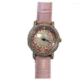 Montres-bracelets Fortune Running Watch Femme 2024 Light Luxury avec diamants