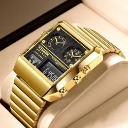 FOXBOX Horloges Heren LUIK Luxe Horloge Merk Sport Quartz Horloge Waterdicht Militair Digitale Klok Man Horloge Relogio Masculino 230215