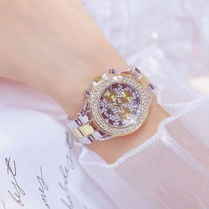 Montre-bracelets Full Diamond Womens Watch Brands Fashion Carter Quartz Gold Femmes Résistantes Wild Dames Wistres Wrist 269X