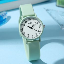 Horloges GEDI Mode 32 mm Lichtgevend siliconen horloge voor dames Heren Jongens Meisjes Kinderen Scholieren Huidvriendelijk Waterdicht Drop 230215
