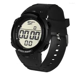 Montre-bracelets Genvivia Watch pour hommes analogiques Digital Army LED Sport imperméable Sport Montres de poignet Reloj Deportivo # W35