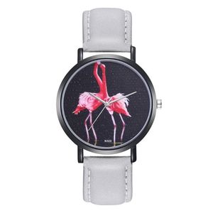 Polshorloges Girls Faux Leather Band Ronde Dial Analog Quartz Pols Bekijk Black Case Fashionable Nice Sweety Cadeau