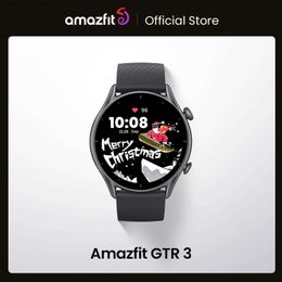 Montres-bracelets Version mondiale Amazfit GTR 3 GTR3 GTR-3 Smartwatch 1,39 "AMOLED Display Zepp OS Alexa GPS intégré Montre intelligente pour Android IOSQ231123