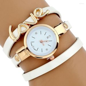 Relojes de pulsera Gnova Platinum Moda Mujer Vestido Reloj Perla Cristal Piedra Señoras Pulsera Multicapa Reloj de pulsera de cuarzo de lujo