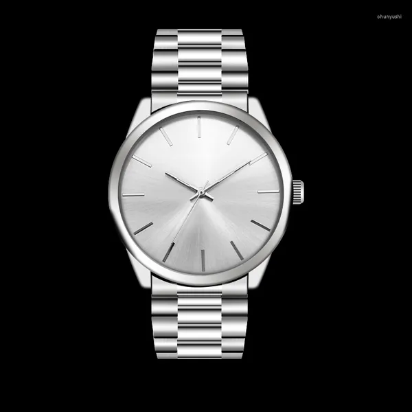 Relojes de pulsera, relojes de lujo dorados, Reloj luminoso para hombre, Reloj de pulsera de cuarzo de estilo minimalista elegante, Reloj Relogios Reloj