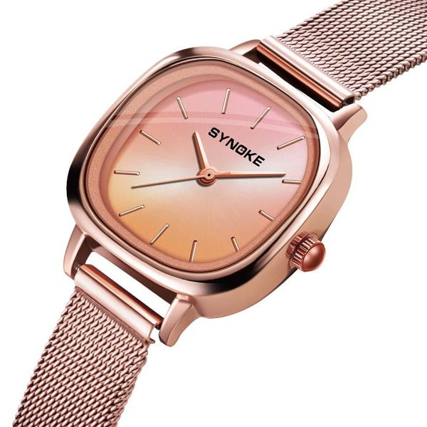 Montre-bracelets Gold Watch Femmes Regardez les dames créatives Bracelet pour femmes Bracelet Femelle Aweproproof Clock Synoke Brand Relogio Feminino