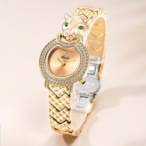 Montres-bracelets Or Femmes Montre Petit Poignet Élégant Mode Robe De Soirée Montres Pour Femme Sparkling Diamant Quartz Montres Mini En Gros